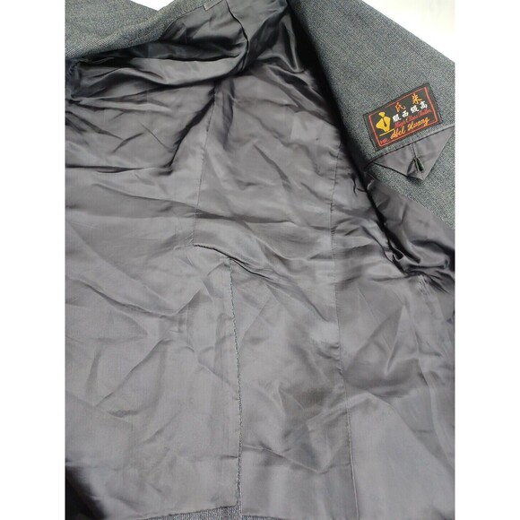 High Class Tailor Mens Blazer Jacket Sport Coat Gray Sz 38R - Picture 6 of 8